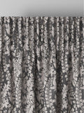 Next charcoal grey leaf made to measure curtains - British product