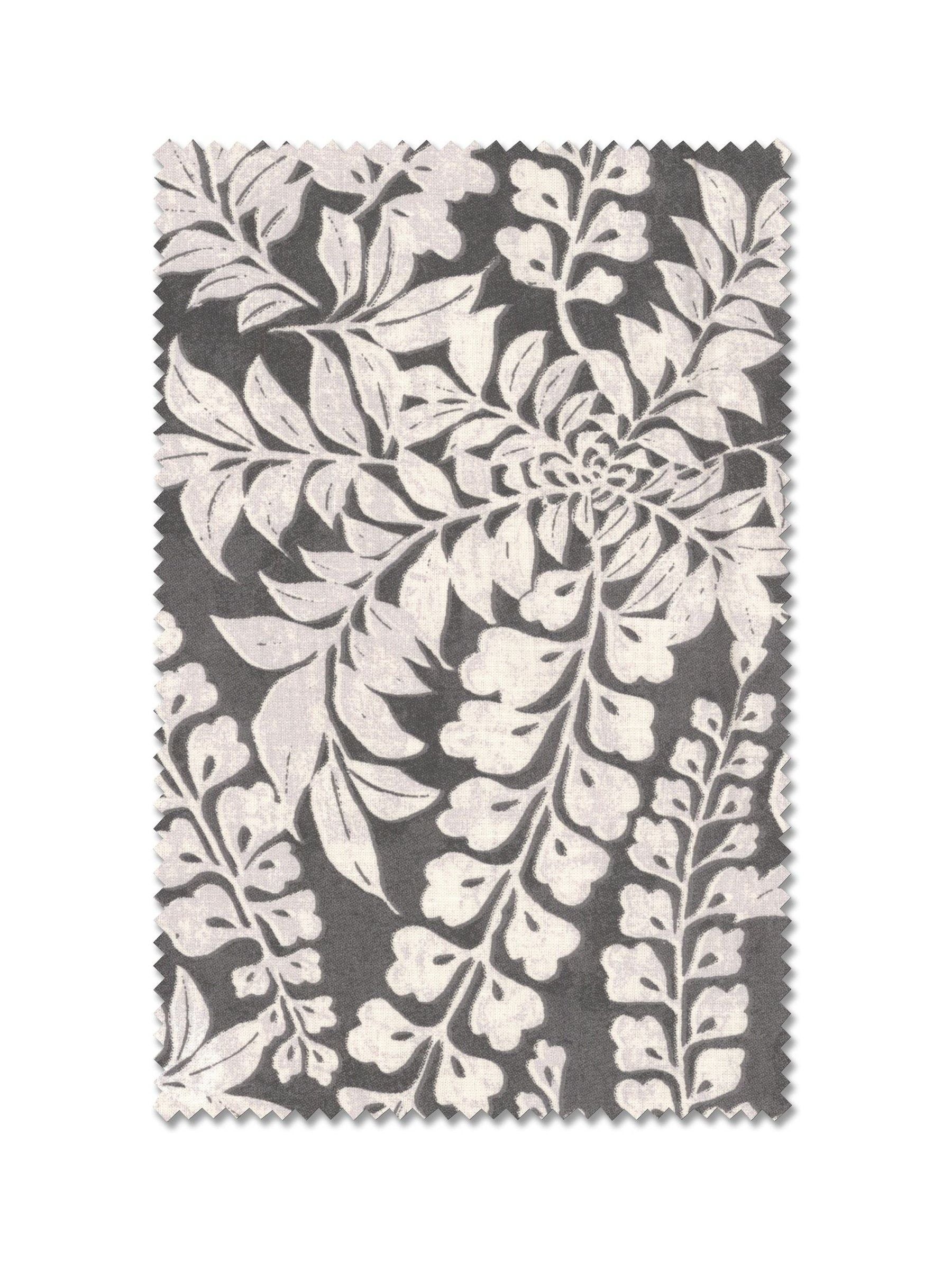 Next charcoal grey leaf made to measure curtains - British product