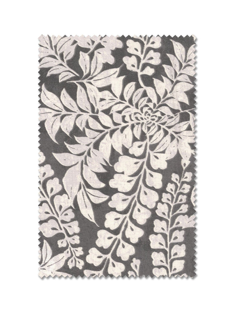 Next charcoal grey leaf made to measure curtains - British product