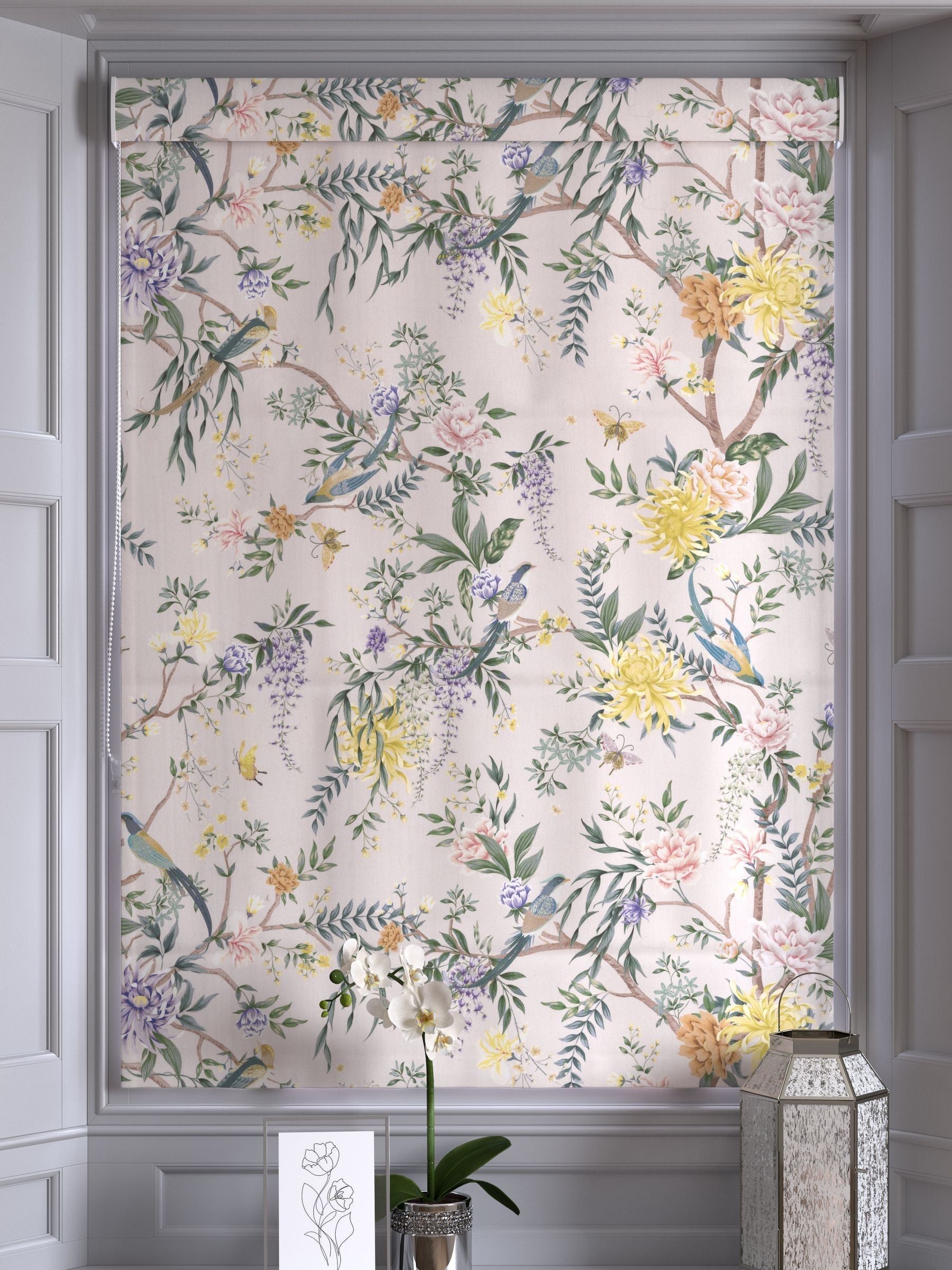 Next Pink Emporium 100% cotton roman blind, UK version