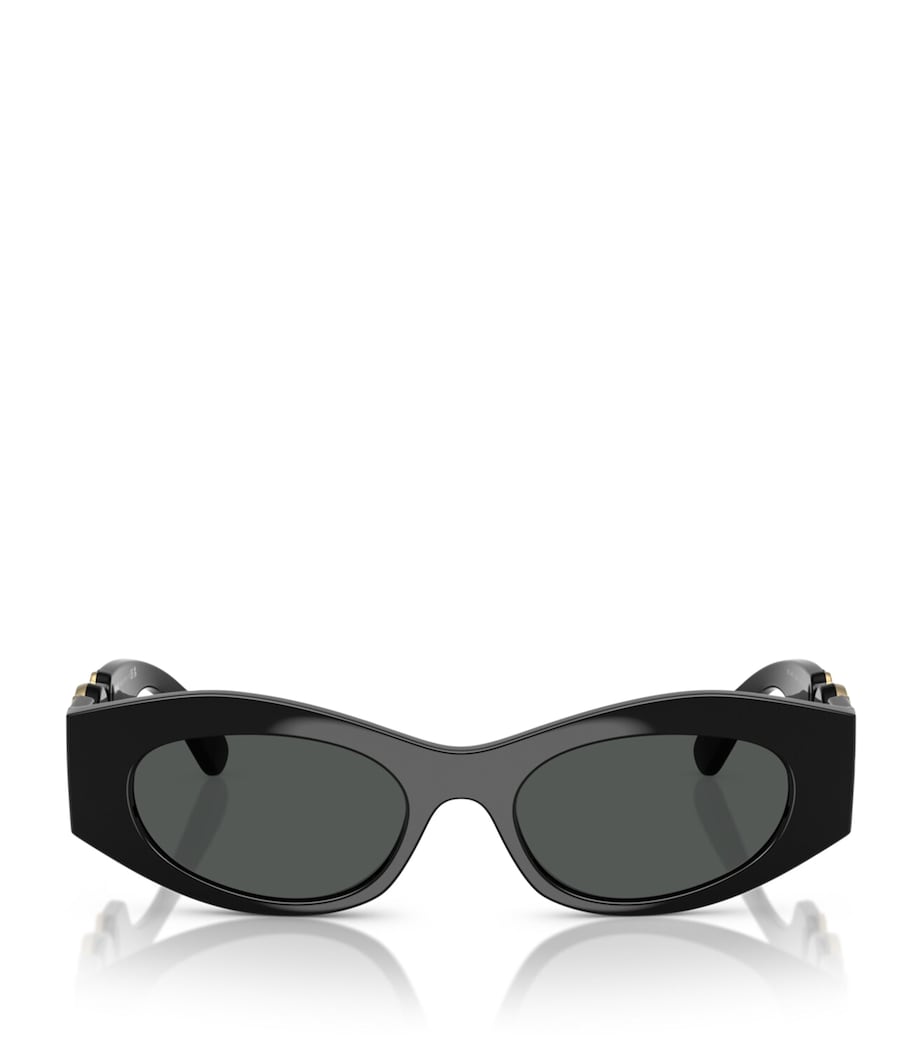Versace acetate oval sunglasses, UK version