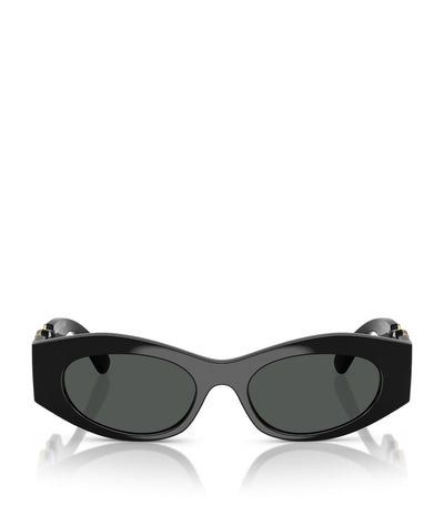 Harrods Versace Acetate Oval Sunglasses- Buy online at McGrocer