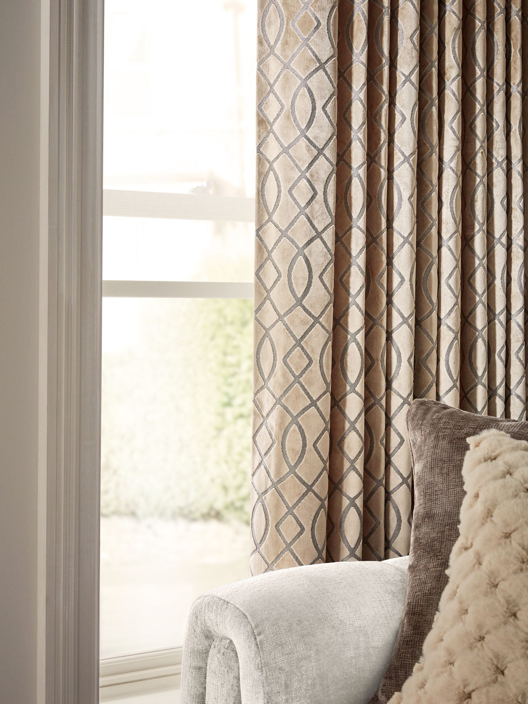 Natural Collection Luxe Linear curtains - British product