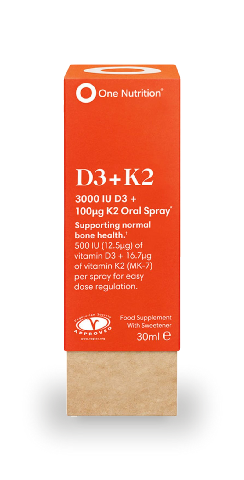 One Nutrition vitamin D3 K2 oral spray 30ml - British product