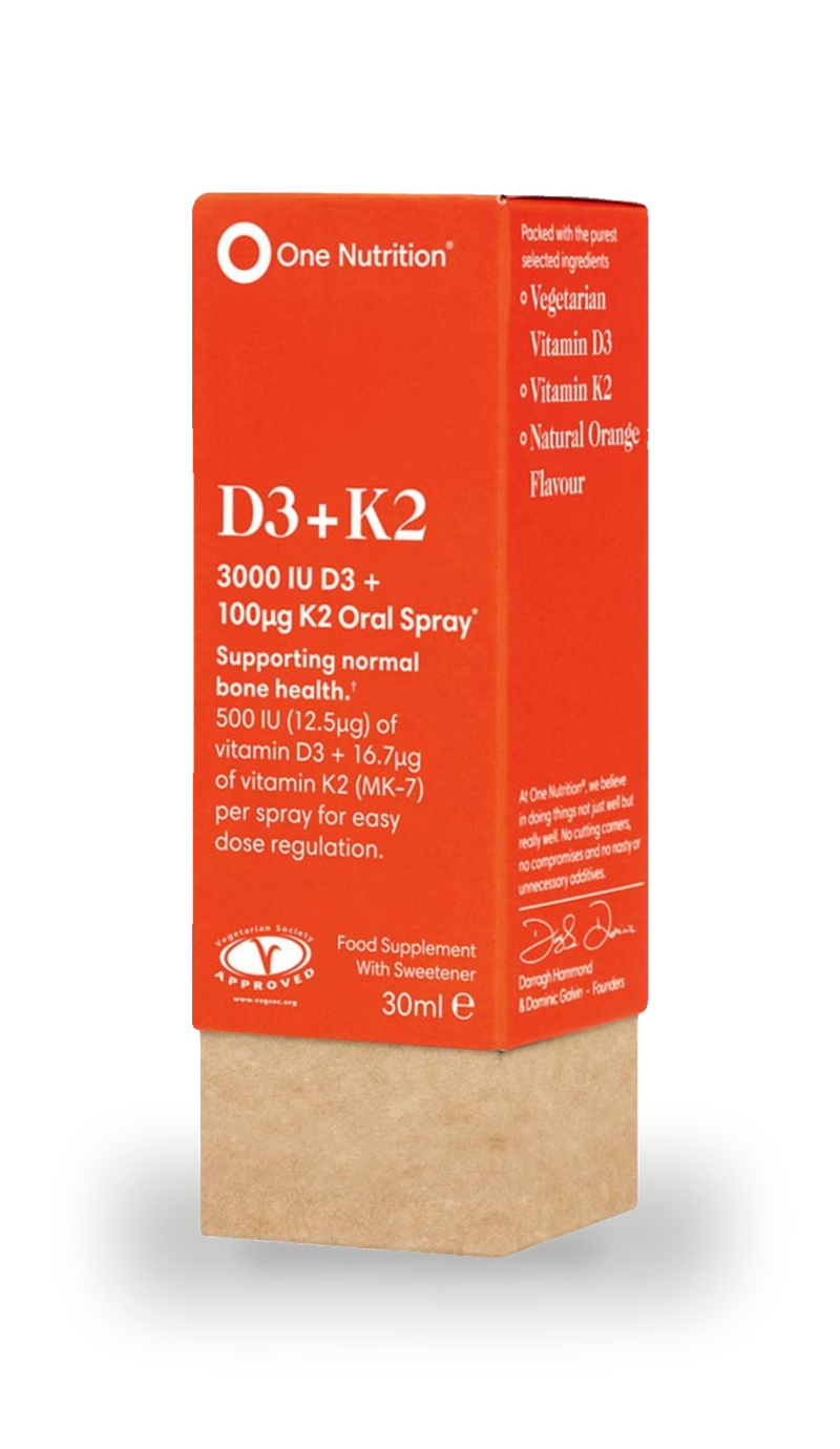 One Nutrition vitamin D3 K2 oral spray 30ml - British product