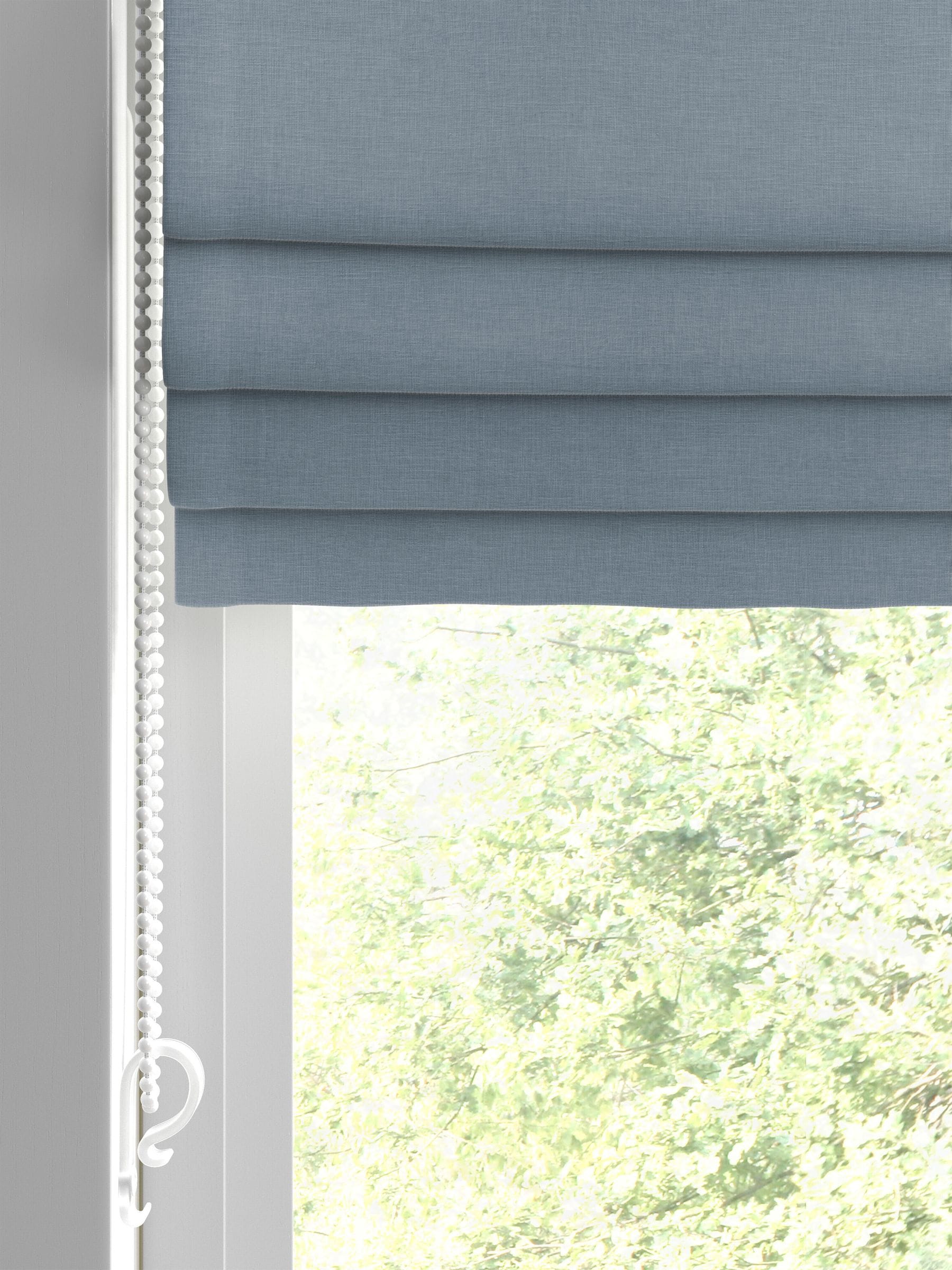 Nikki denim blue roman blind made to measure, UK version