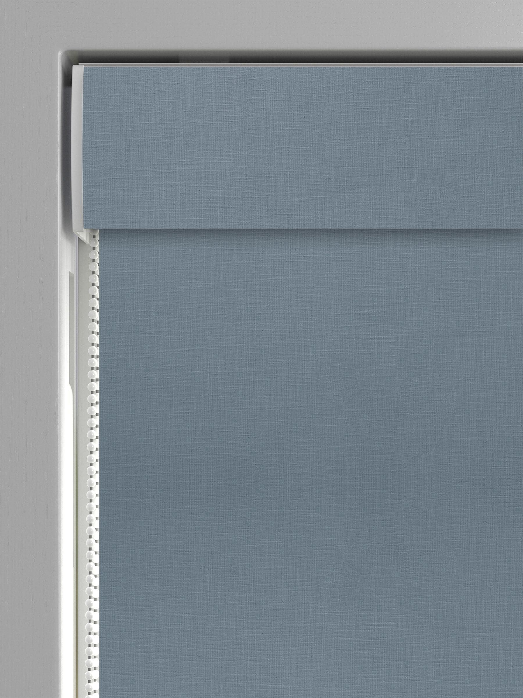 Nikki denim blue roman blind made to measure, UK version