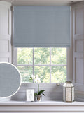 Nikki denim blue roman blind made to measure, UK version
