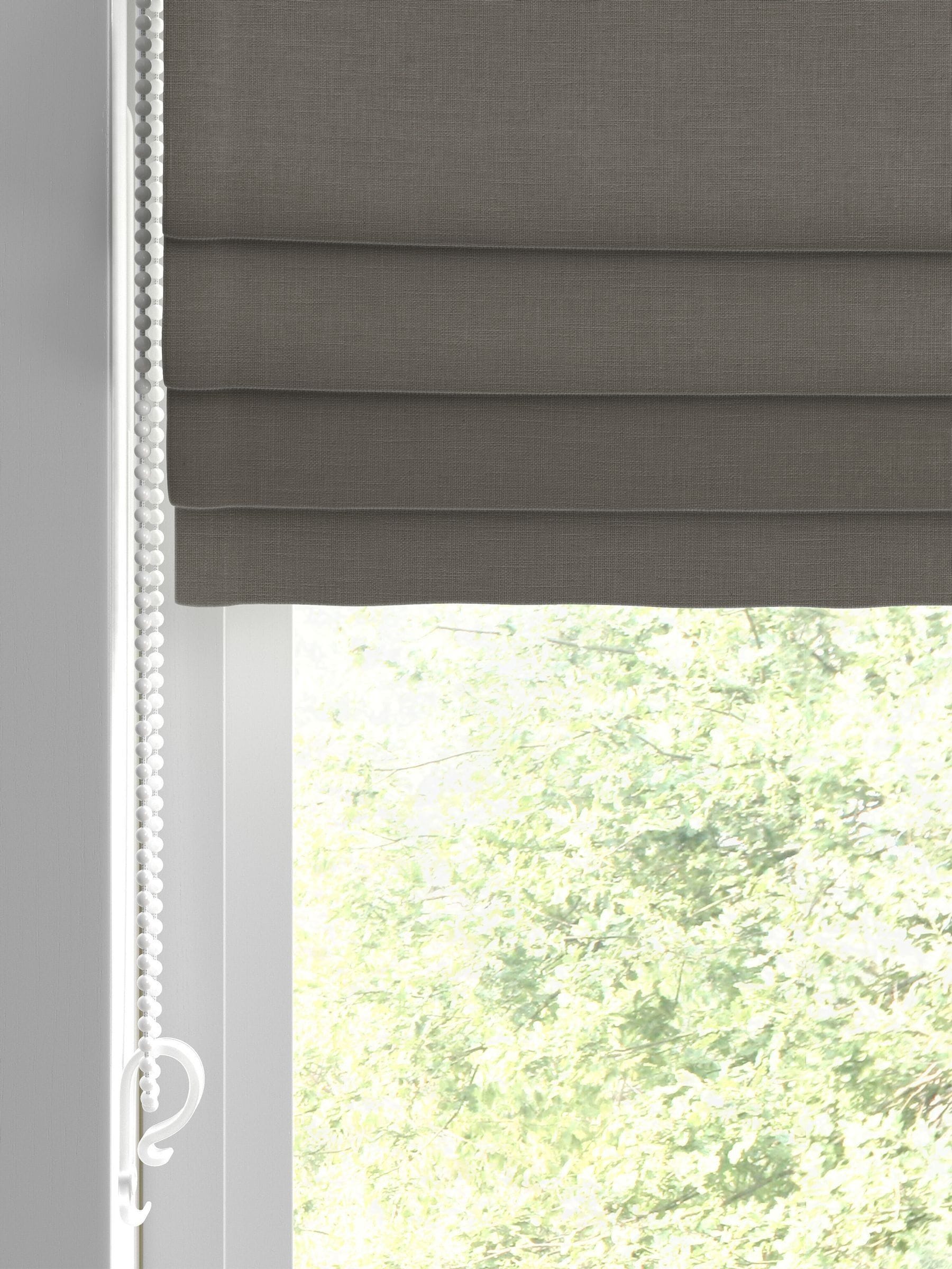 Nikki grey roman blind made to measure - British product