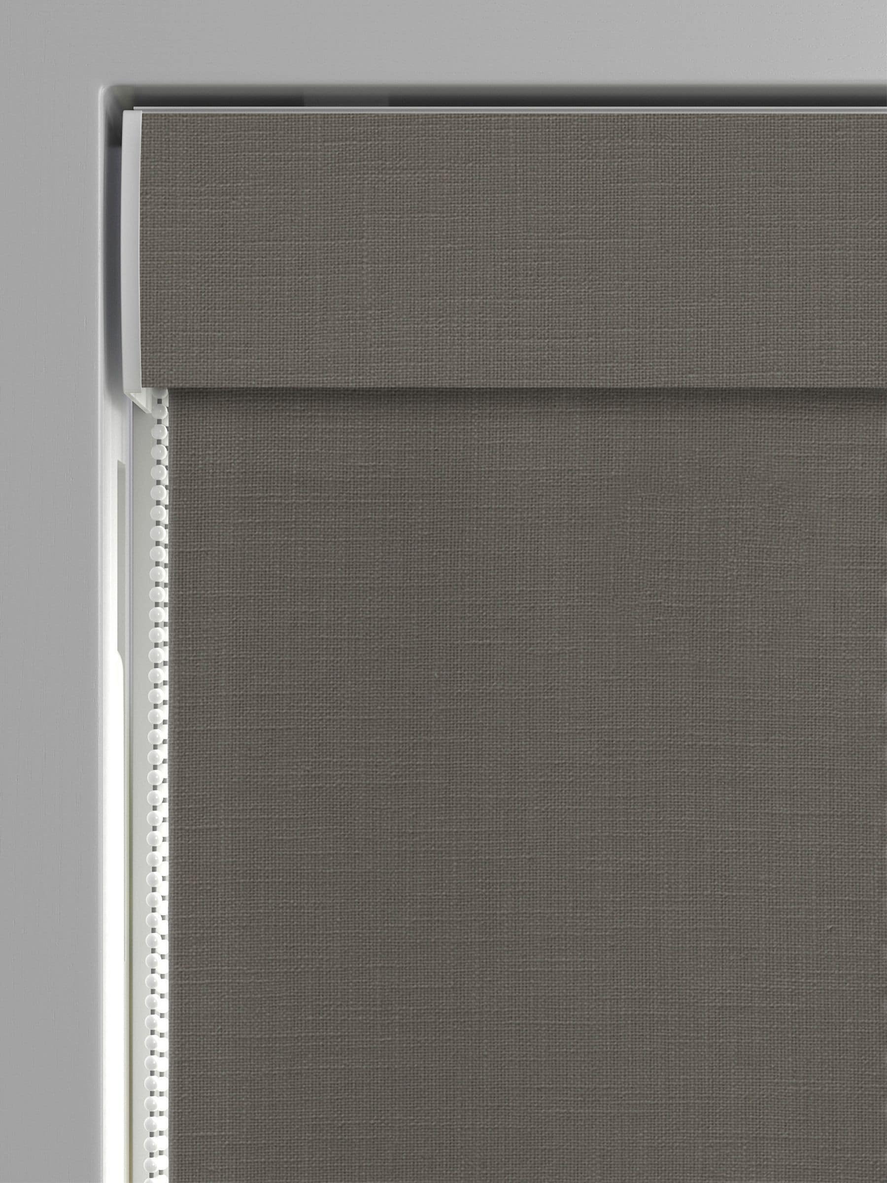 Nikki grey roman blind made to measure - British product