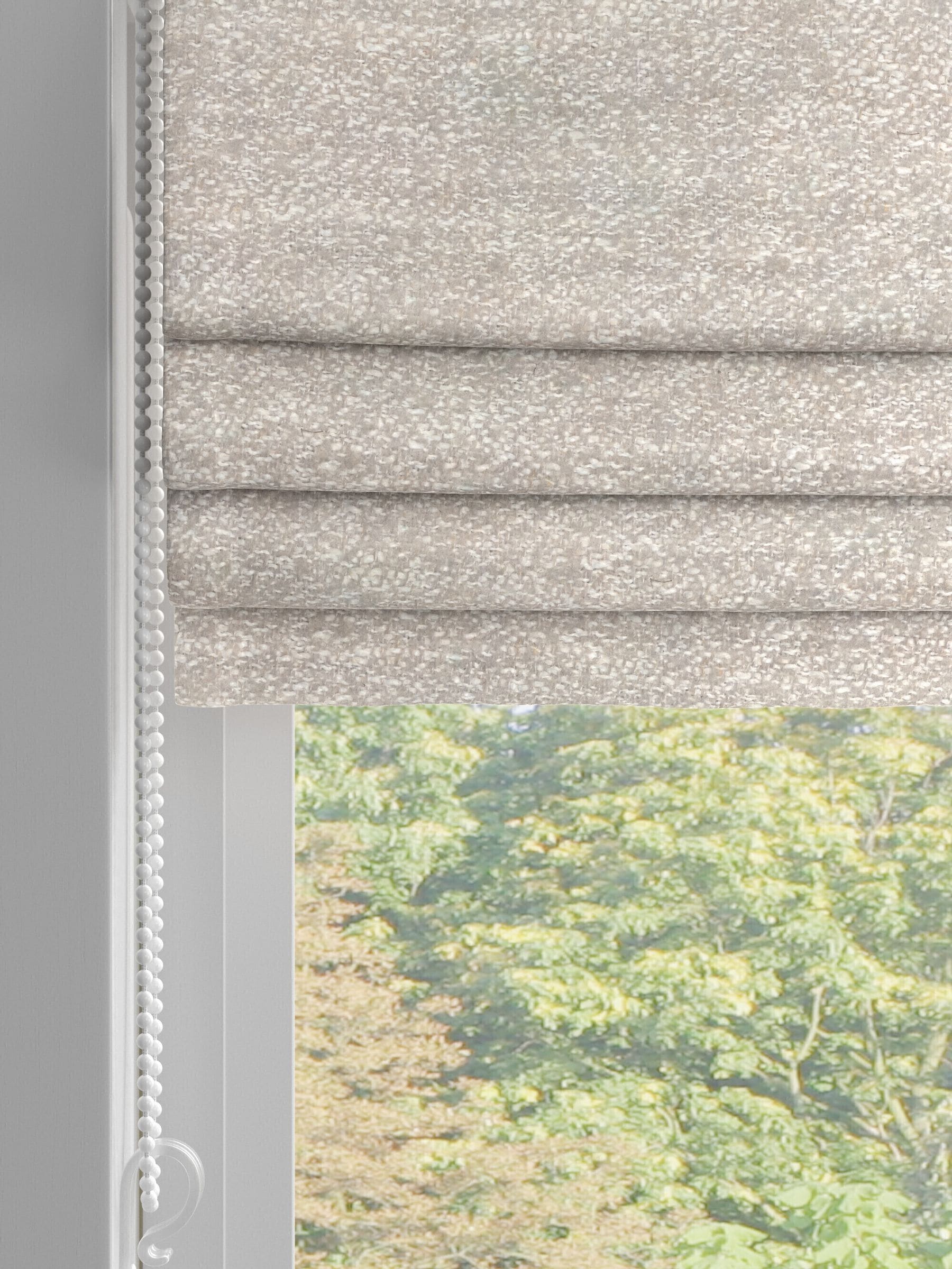 Next Roman blind natural cosy texture, UK version