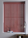 Raspberry Pink cotton linen roman blind made to measure - British product