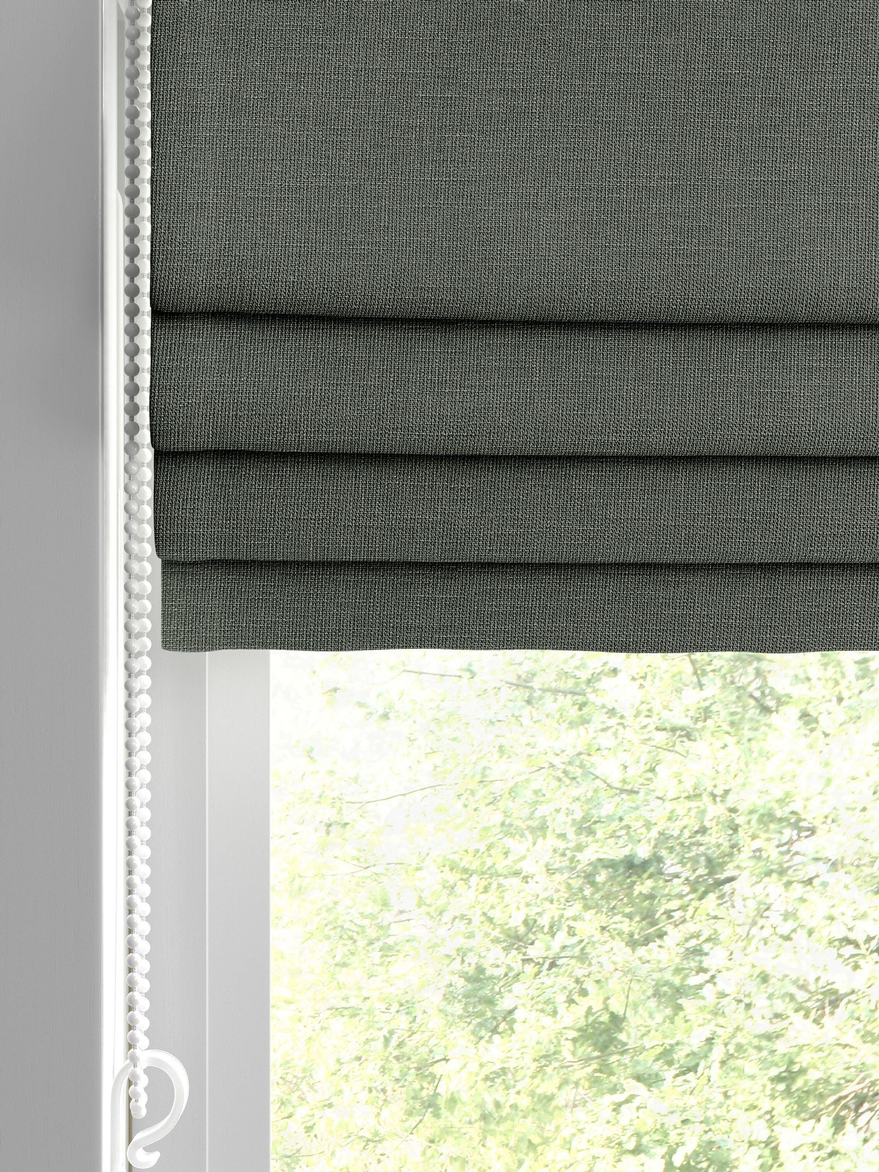 Nikki made to measure green roman blind (British brand)
