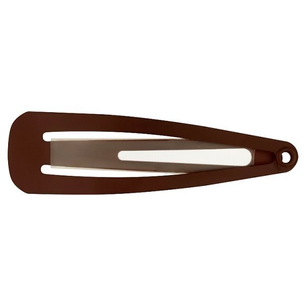 Superdrug Snap Hair Clips Brown X6 GOODS Superdrug   