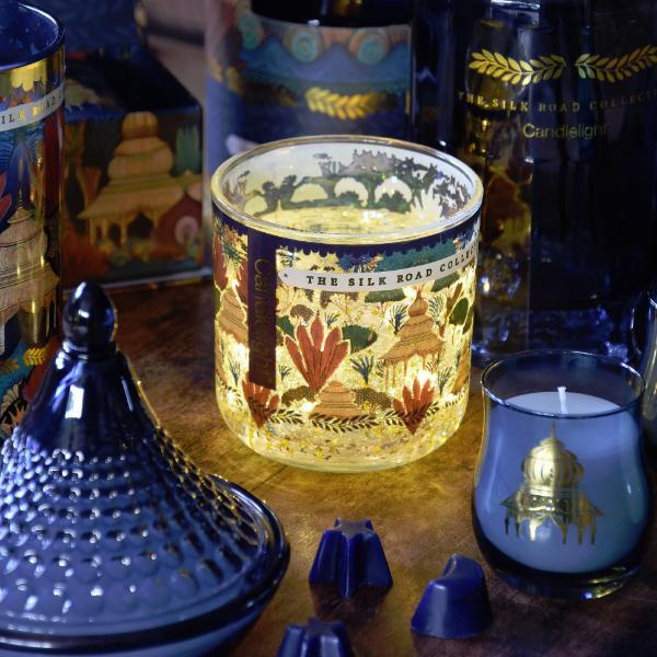 Candlelight Jaisalmer LED candle with pear and fig scent (British brand)