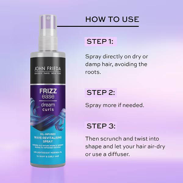 John Frieda Frizz Ease dream curls spray 150ml, UK version