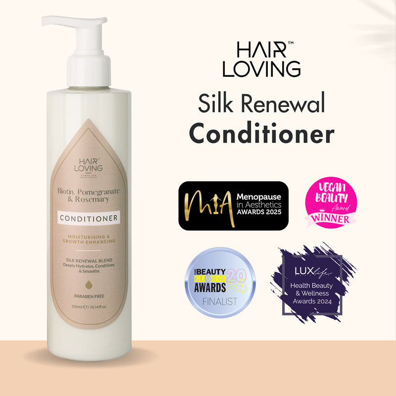 Hair Loving Silk Renewal Conditioner 300ml, imported from the UK