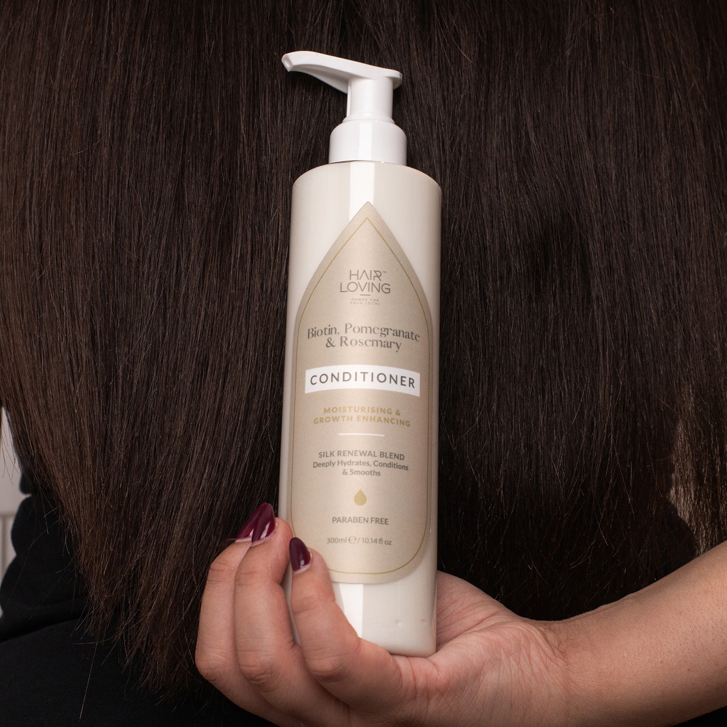 Hair Loving Silk Renewal Conditioner 300ml, imported from the UK