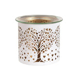 Aroma 3-in-1 white heart tree wax melt burner (British brand)