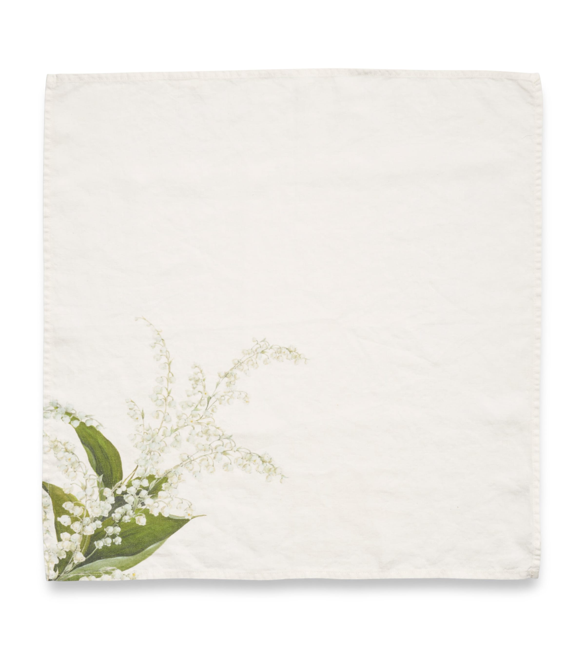 Summerill & Bishop Linen Lily of the Valley Napkin 50cm x 50cm (British brand)