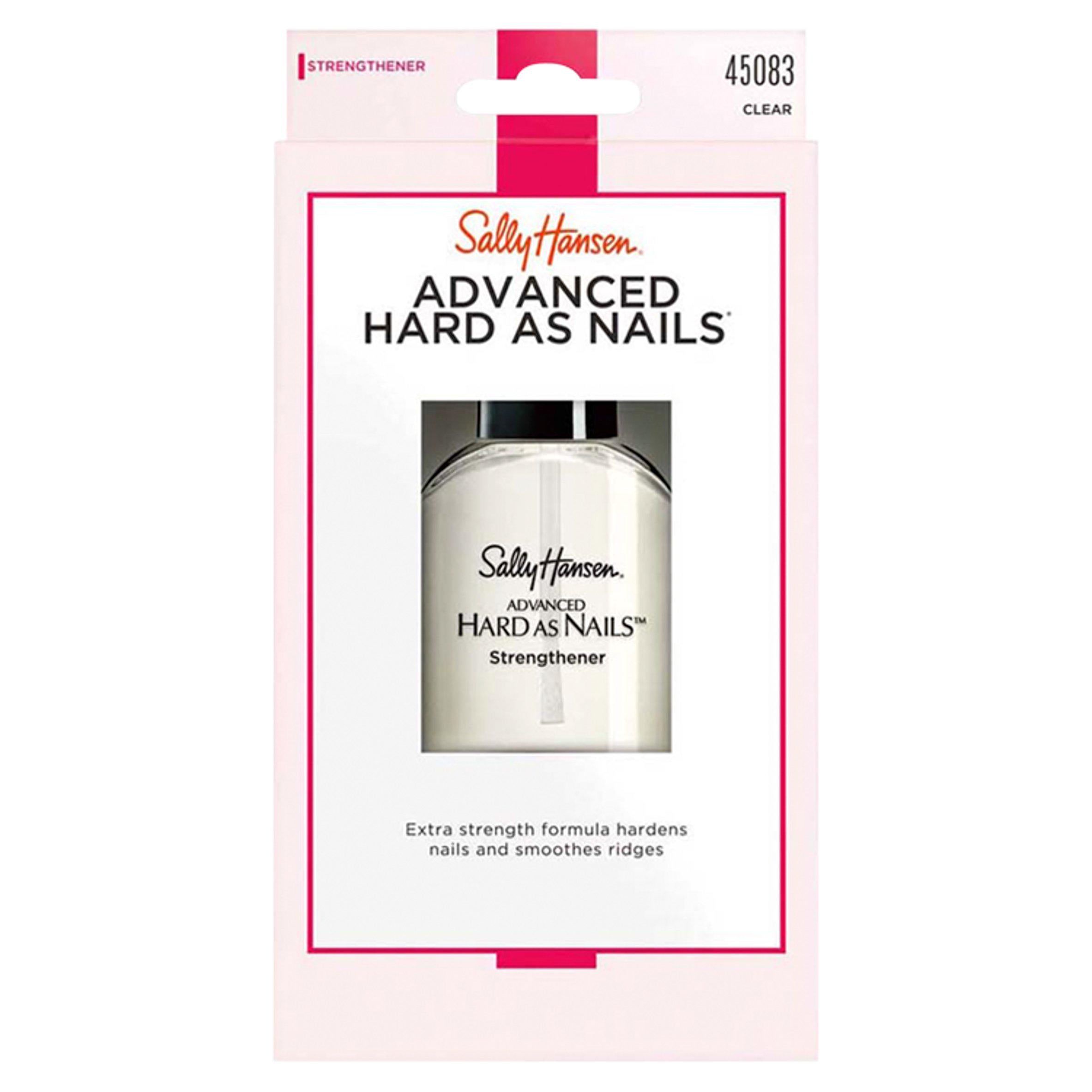 Sally Hansen Nail Care, Hard as Nails, Nylon Clear 13ml GOODS Sainsburys   