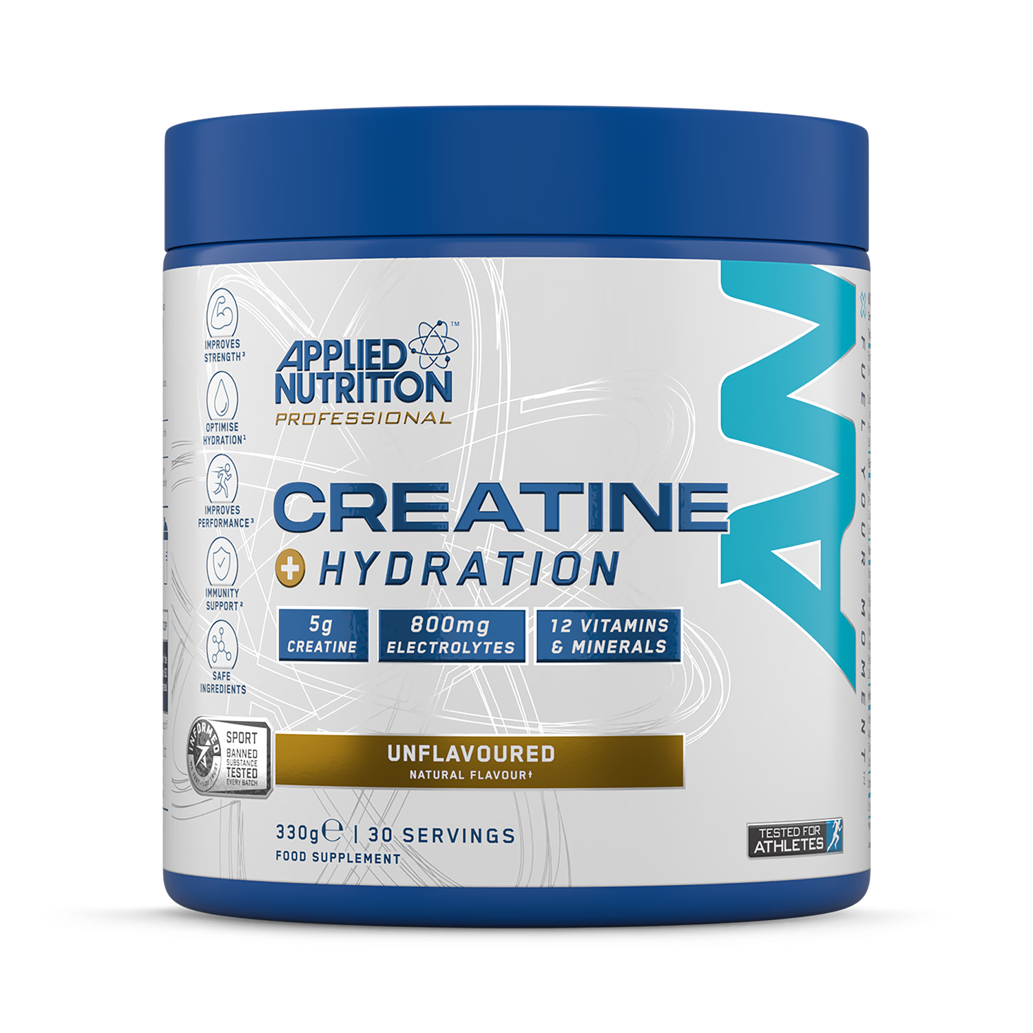 Applied Nutrition Creatine+ Hydration Powder unflavoured 300g (British brand)