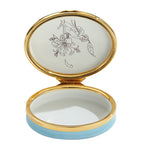 Halcyon Days enamel box with 'The Best Is Yet To Come' message, UK version
