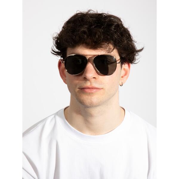 SVNX black aviator sunglasses black lenses - British product