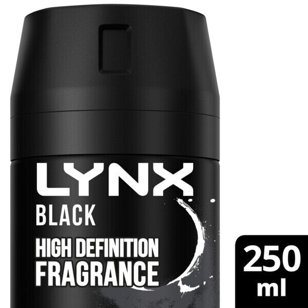 Lynx Deodorant Aerosol Bodyspray Xxl Black 250ml