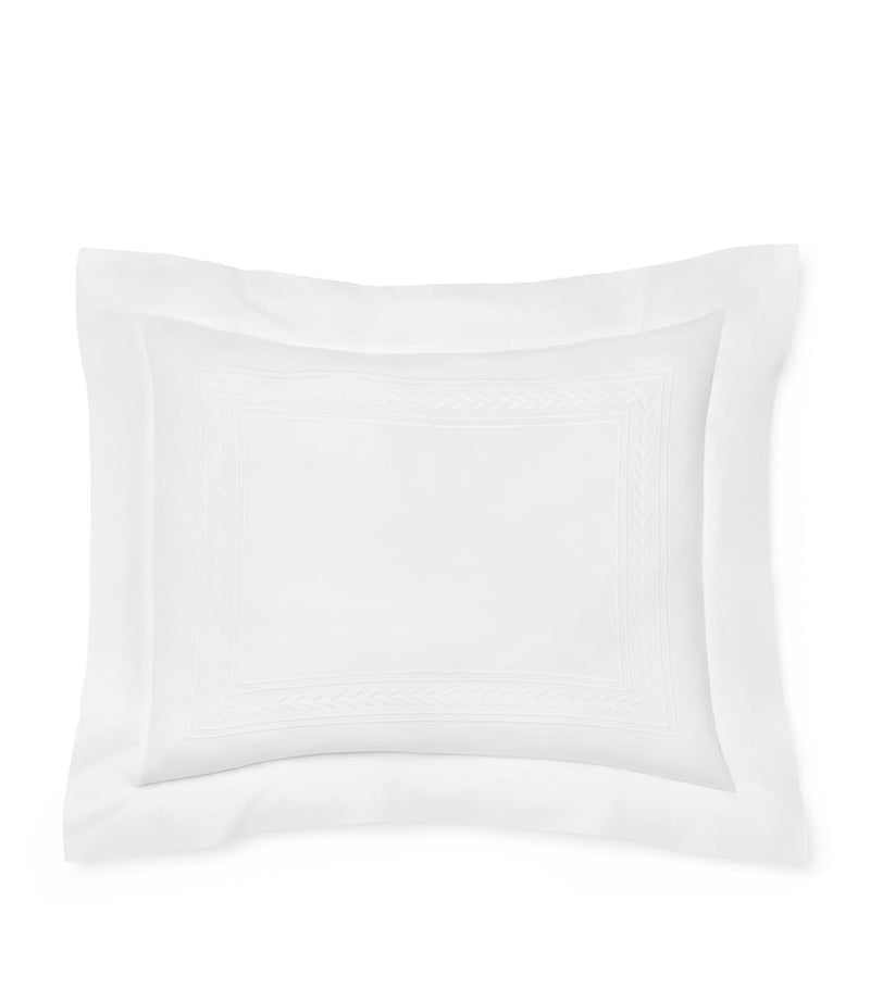 Pratesi silk-cotton Impero king pillowcase 50x90cm, UK version