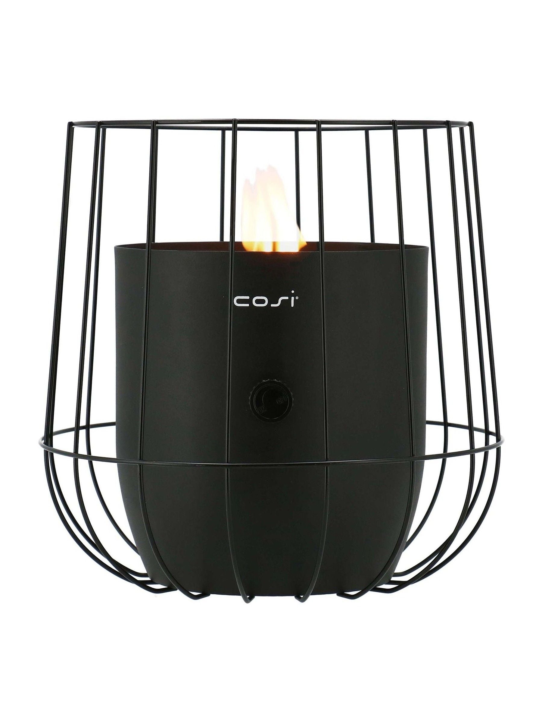 Pacific Green Garden Cosiscoop Basket Fire Pit Lantern (British brand)