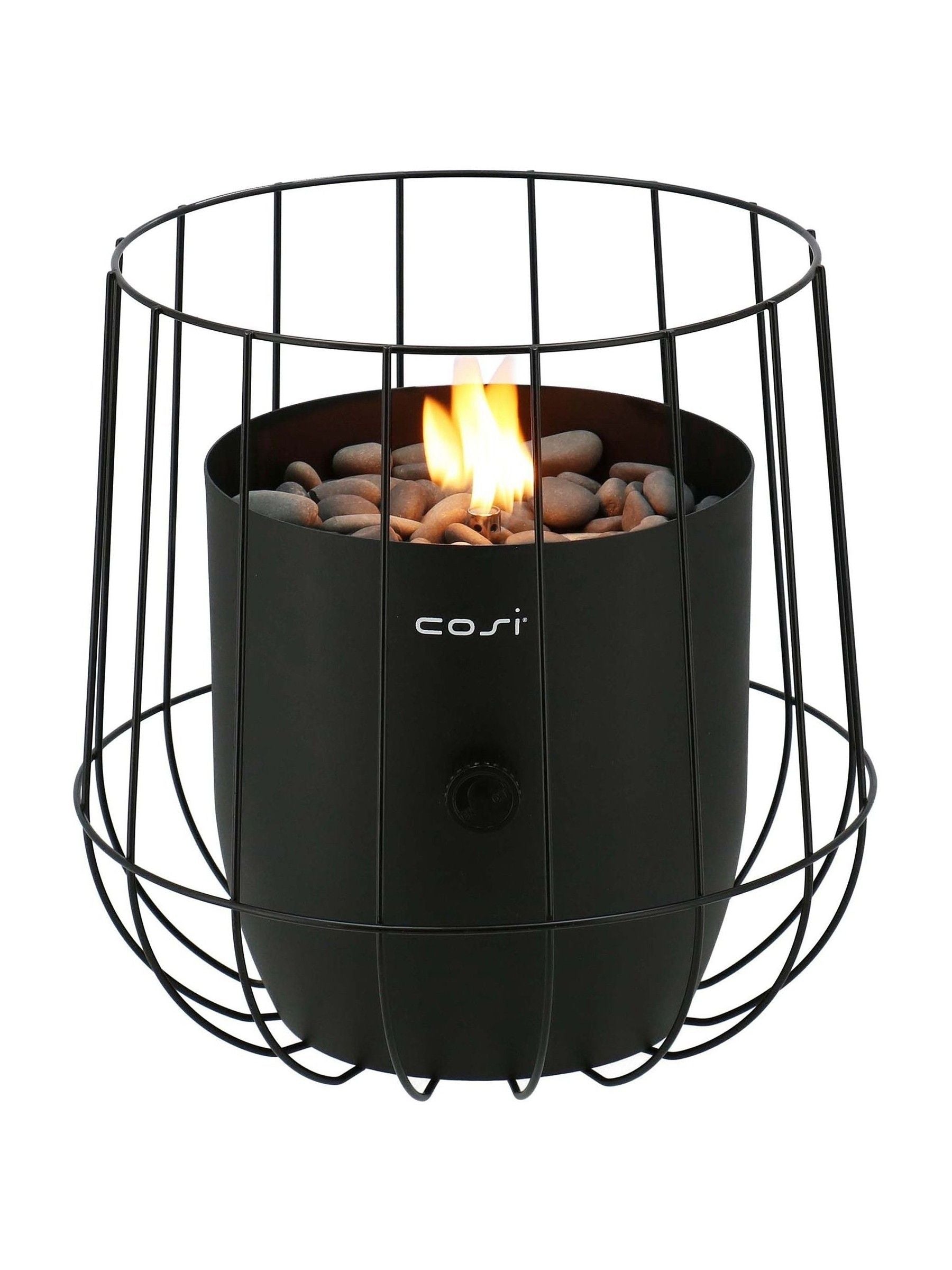 Pacific Green Garden Cosiscoop Basket Fire Pit Lantern (British brand)