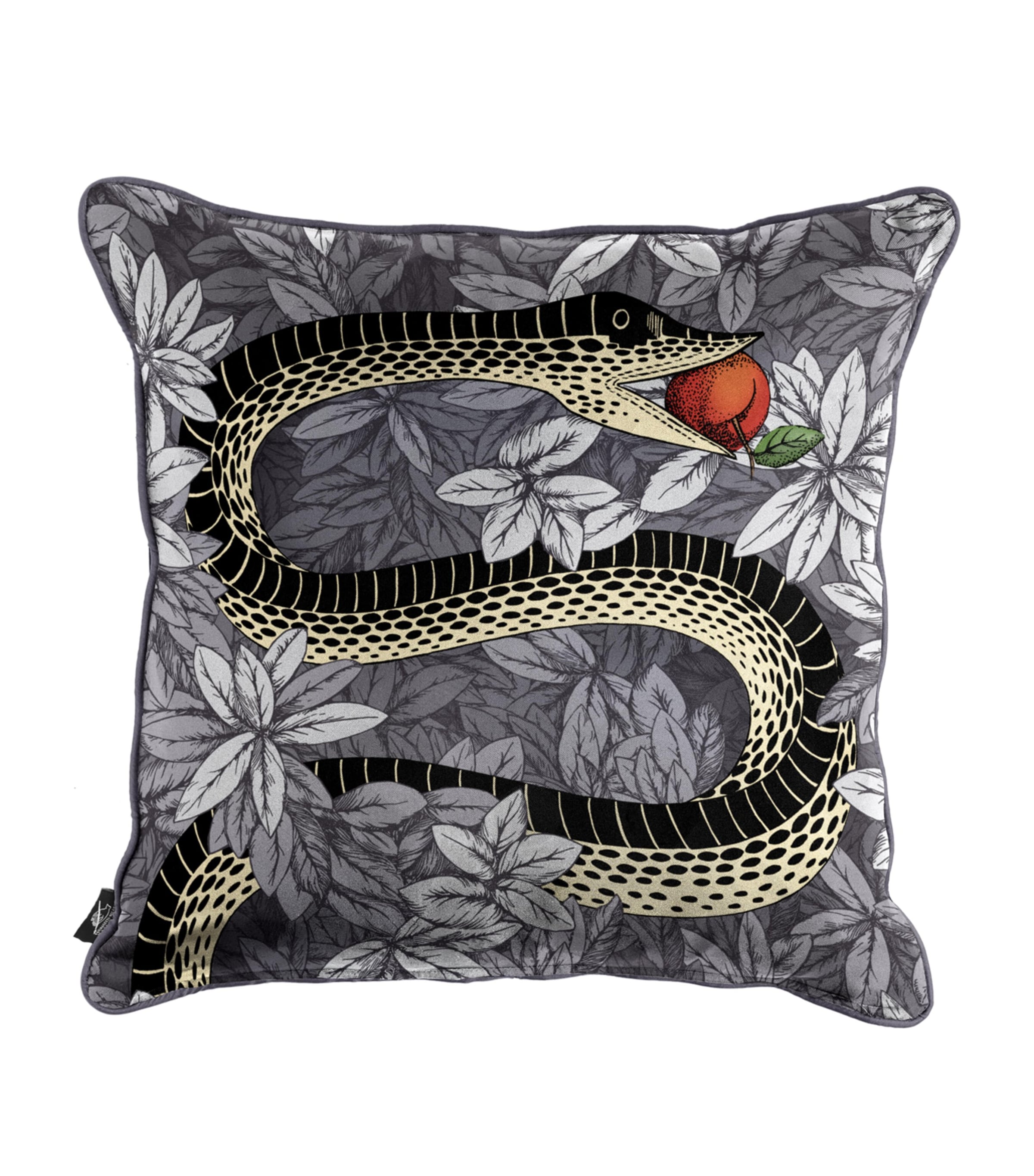 Fornasetti silk Peccato Originale cushion 45cm - British product