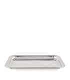 Greggio silver-plated Georgian rectangular tray 34cm x 26cm, UK version