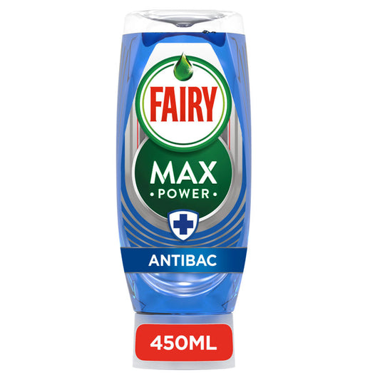 Fairy Max Power Antibacterial Washing Up Liquid Tea Tree Accessories & Cleaning ASDA   