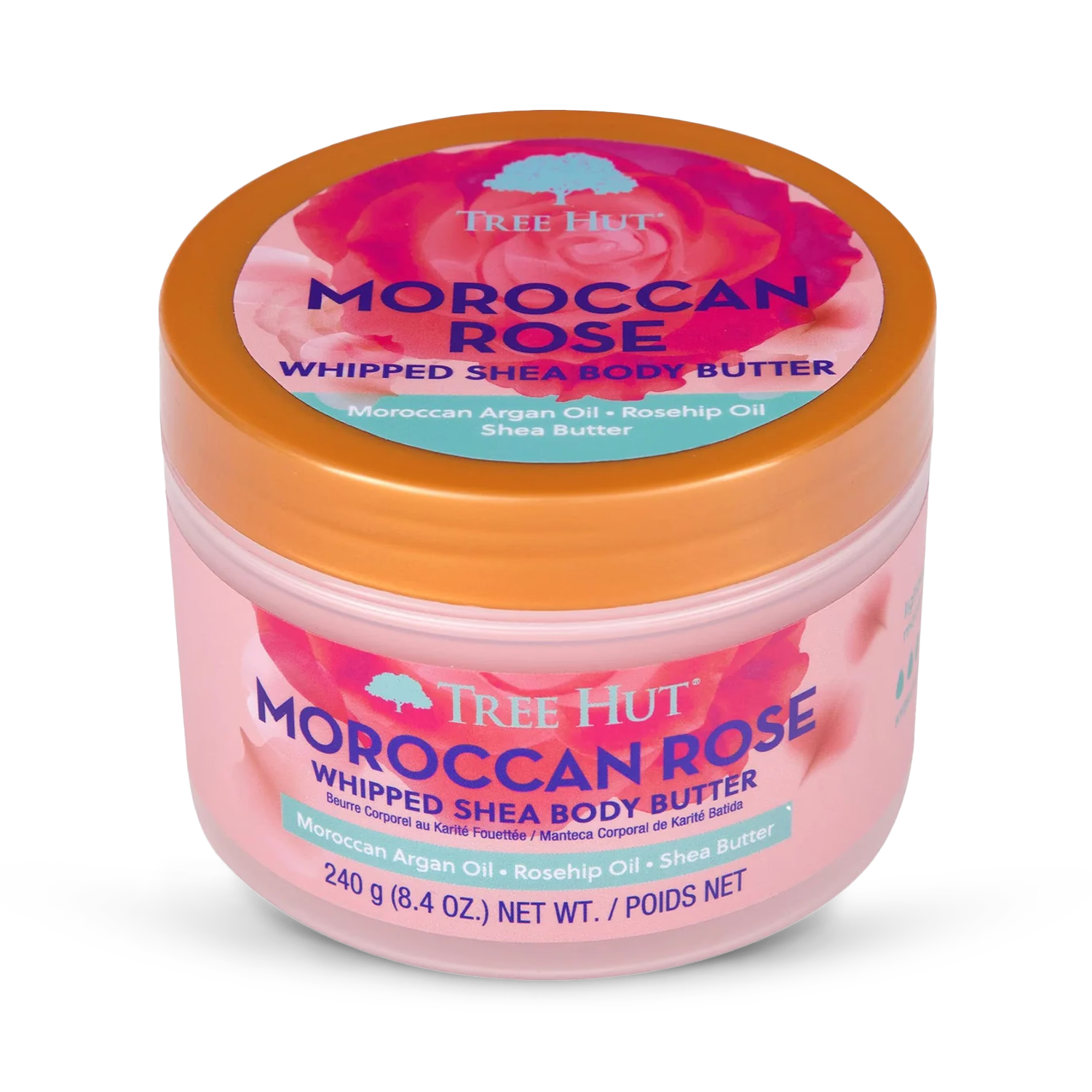 Tree Hut Moroccan Rose Whipped Body Butter 240g (British brand)