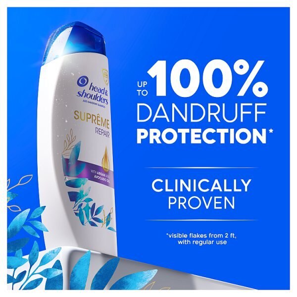 Head&Shoulders Anti Dandruff Shampoo, Repair Argan Oil 400ml GOODS Superdrug   