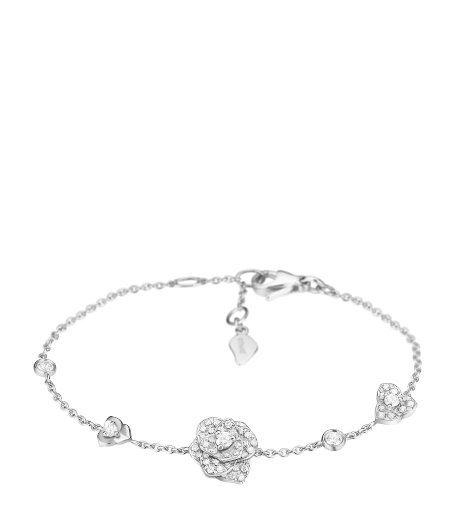 Piaget rose bracelet white gold diamonds (British brand)