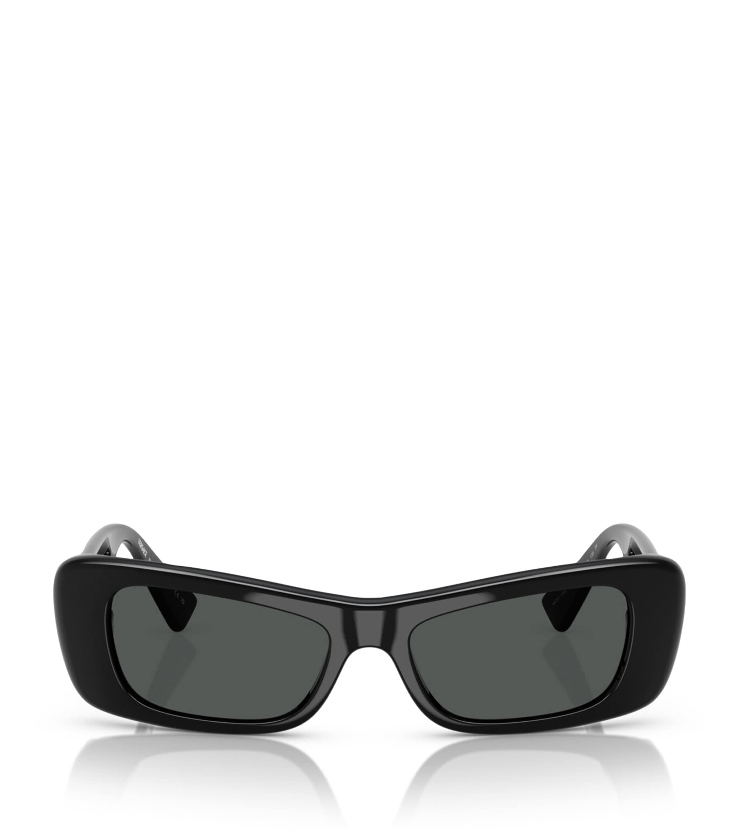 Versace acetate rectangular sunglasses with UV protection - British product