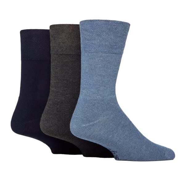 Gentle Grip bamboo socks 3 pack, UK version