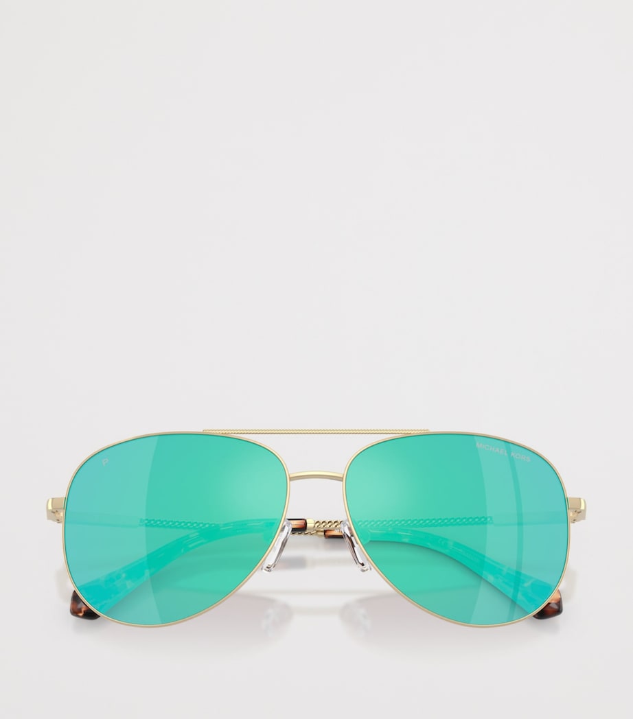 Michael Kors Perledo Piloten-Sonnenbrille (britische Marke)
