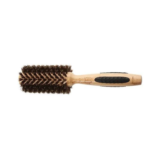 BASS - Straighten and Curl Round Brush - Bamboo - Medium GOODS Superdrug   