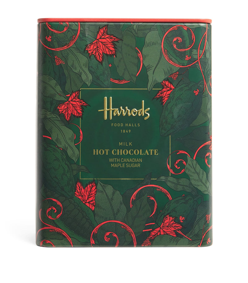 Harrods milk hot chocolate with maple sugar 250g, UK version