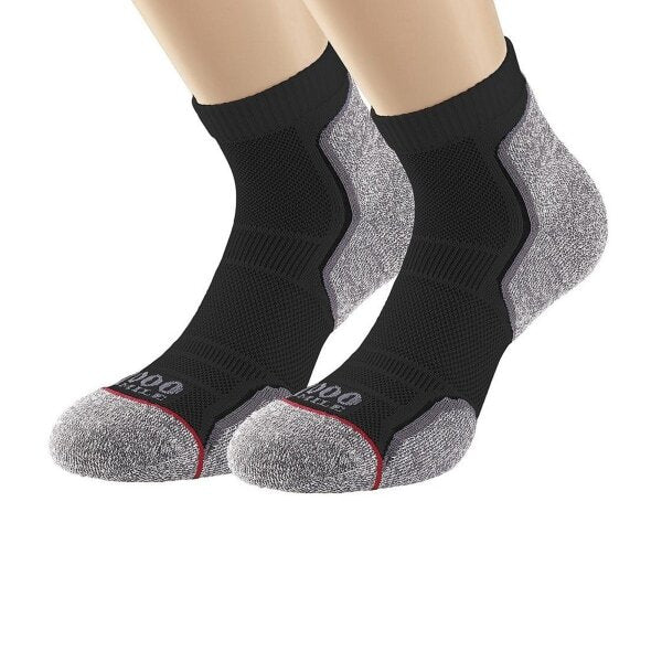 1000 Mile Mens Recycled Running Ankle Socks (Pack of 2) (XL) GOODS Superdrug   