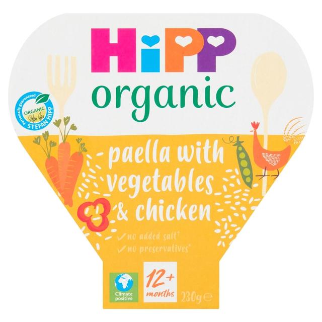 HiPP Organic Paella with Veg & Chicken Toddler Tray Meal 1-3 Years    230g GOODS M&S   