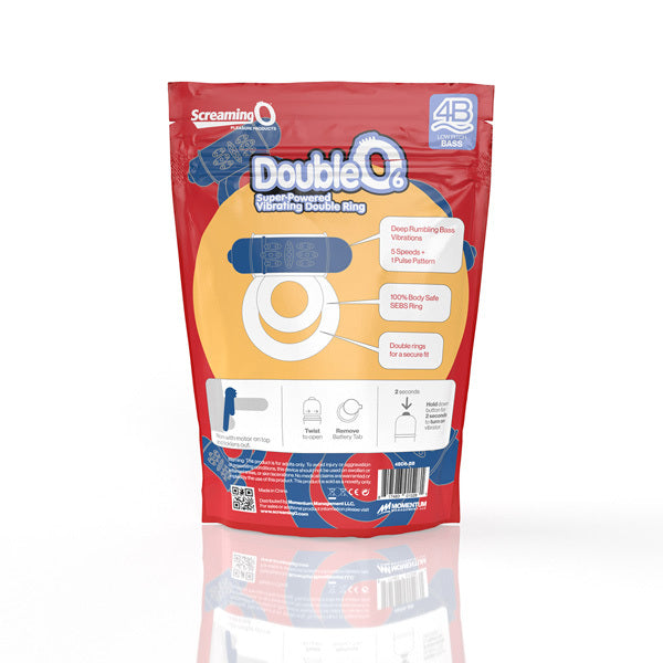 Screaming O DoubleO 6 vibrator Blueberry imported from the UK