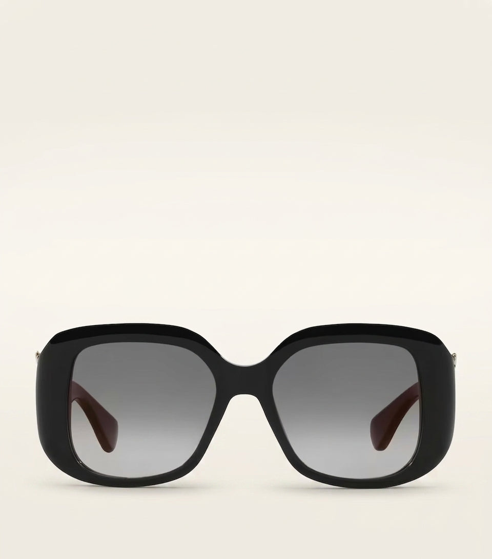Cartier Panthère de Cartier sunglasses with gold-tone panther logo - British product