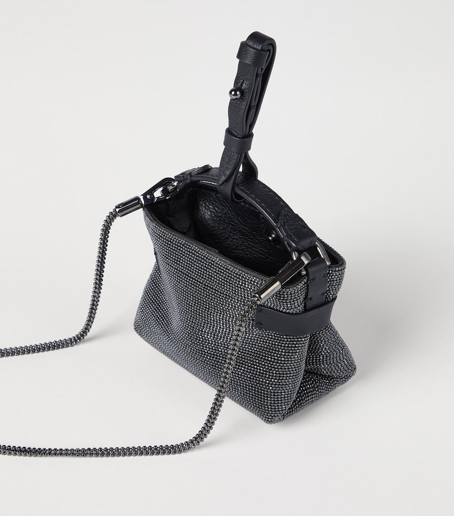 Brunello Cucinelli Small Precious Essence top-handle bag - British product