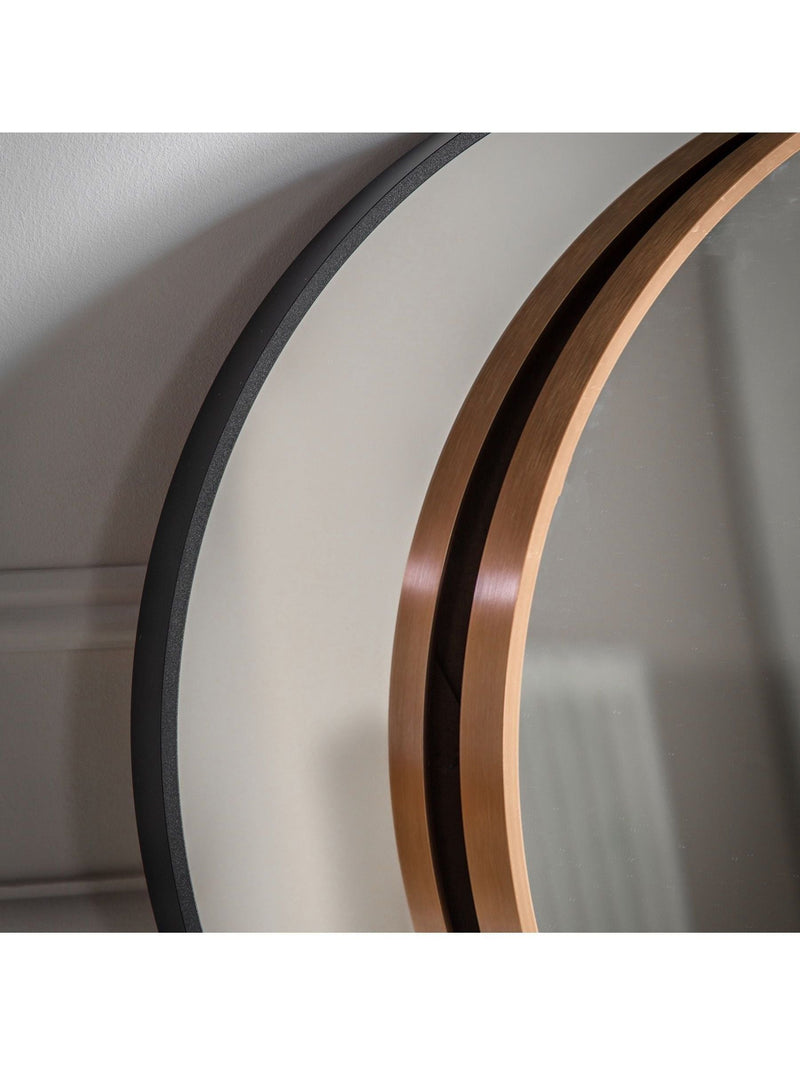 Gallery Gold Yardley round mirror 60cm, UK version