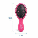 Danielle Creations detangler brush pink travel size (British brand)